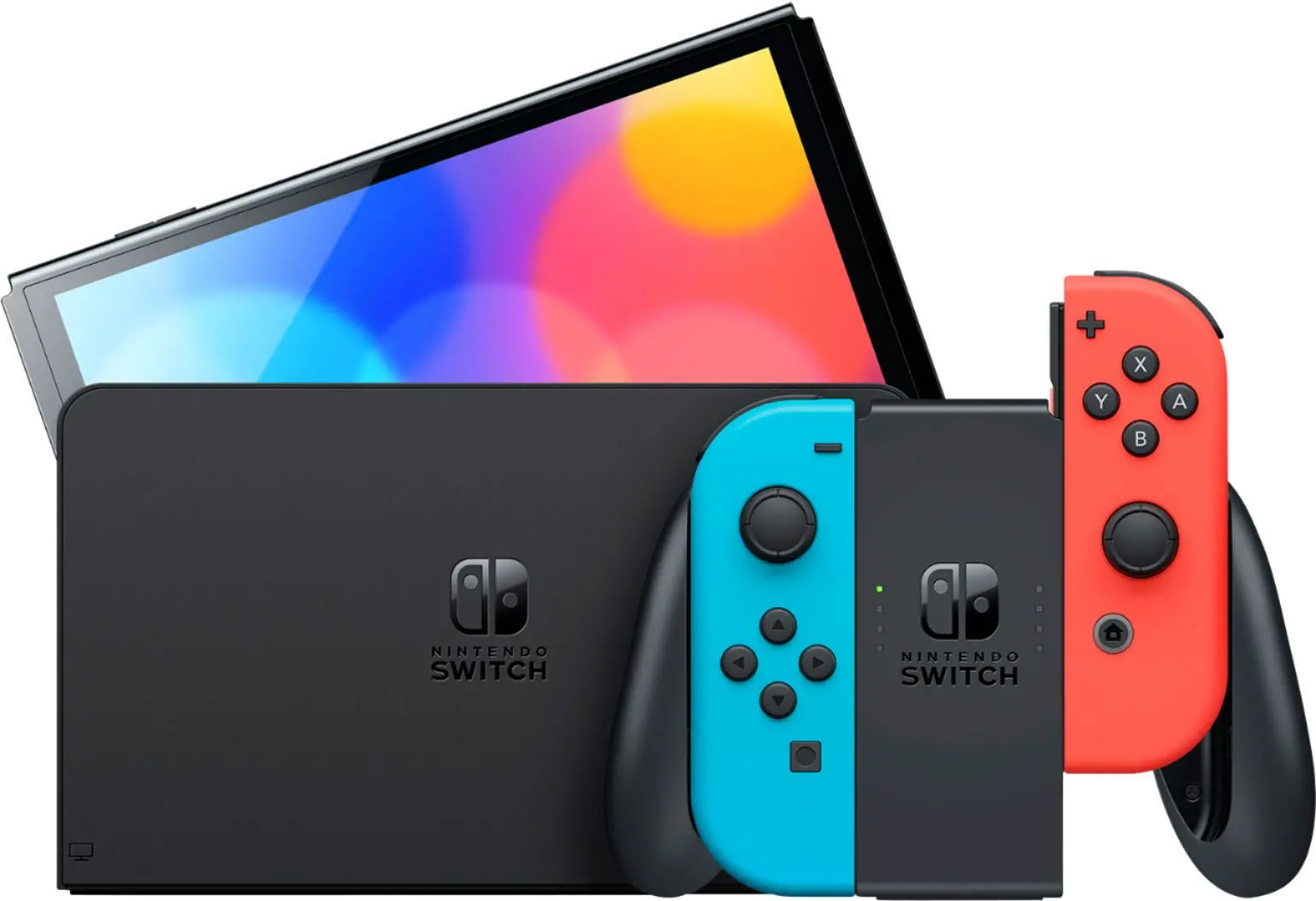 SWI_OLED_RED/BLUE Nintendo Switch OLED Model With Neon Red and Neon Blue Joy-Con-2