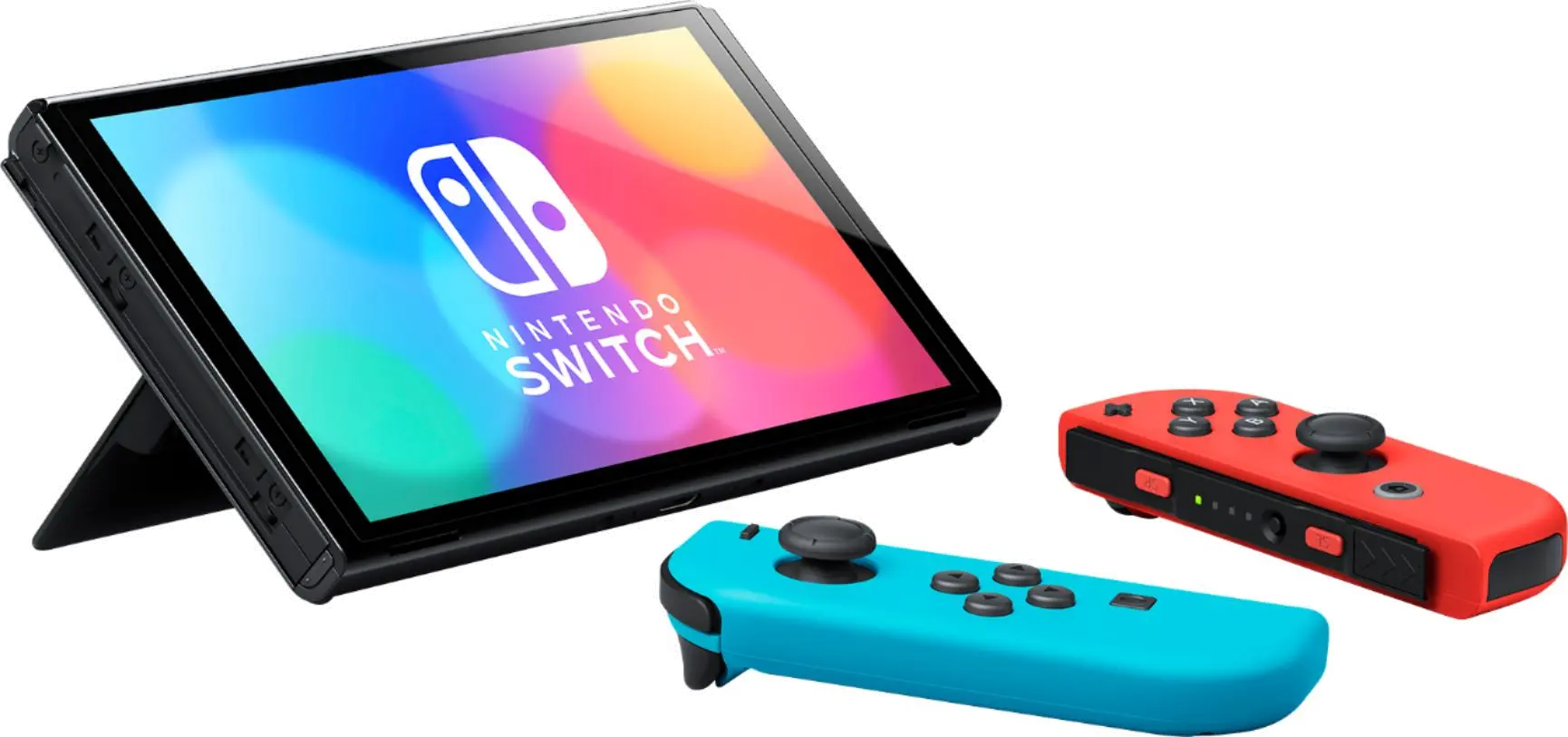 SWI_OLED_RED/BLUE Nintendo Switch OLED Model With Neon Red and Neon Blue Joy-Con-4