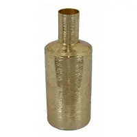 Small Soft Gold Metal Vase