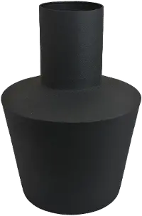 Metal Matte Black Vase