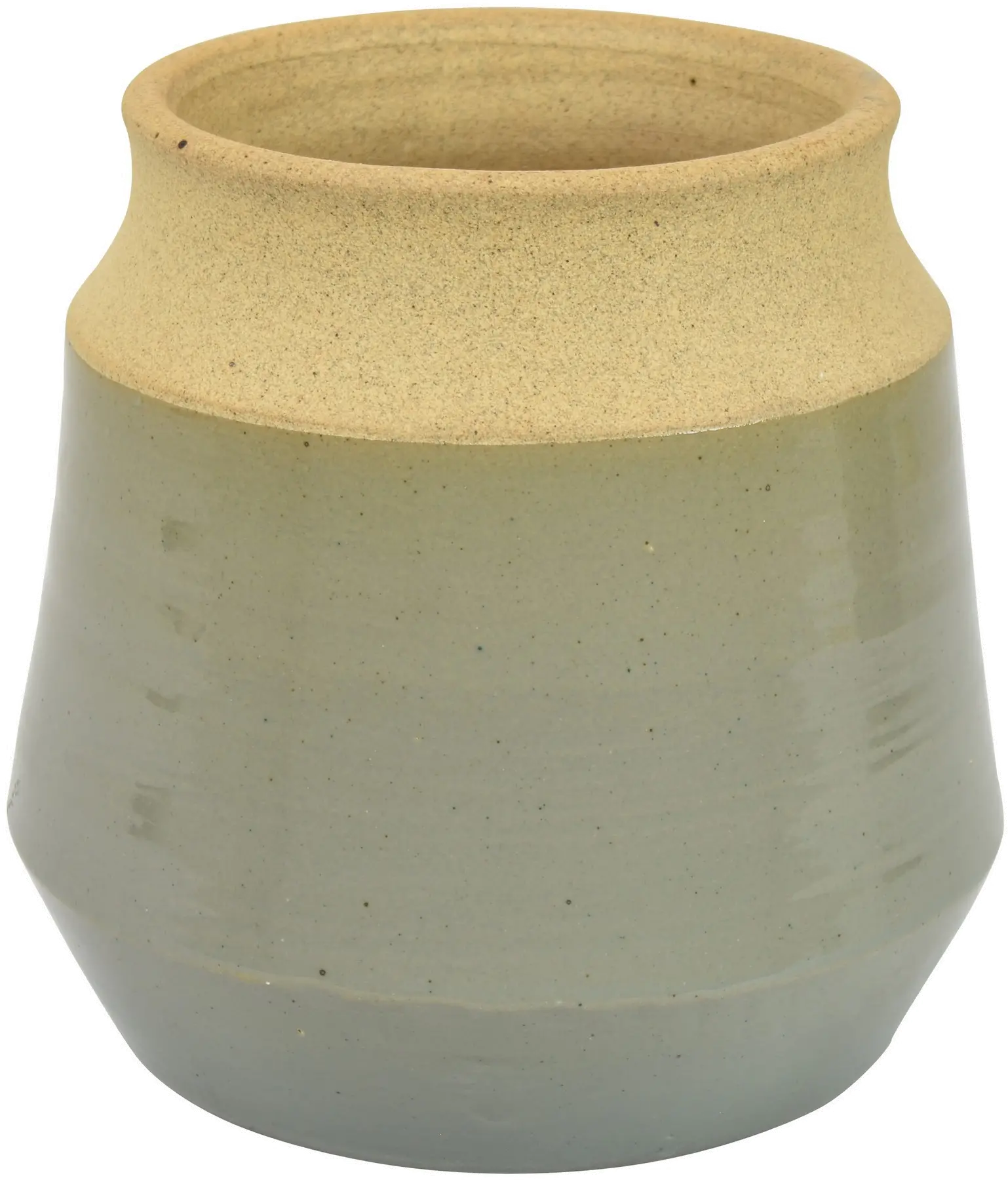 Allie 7 Inch Olive Green Vase-1