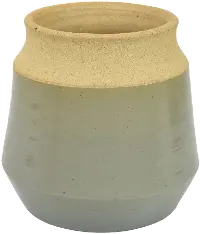 Allie 7 Inch Olive Green Vase