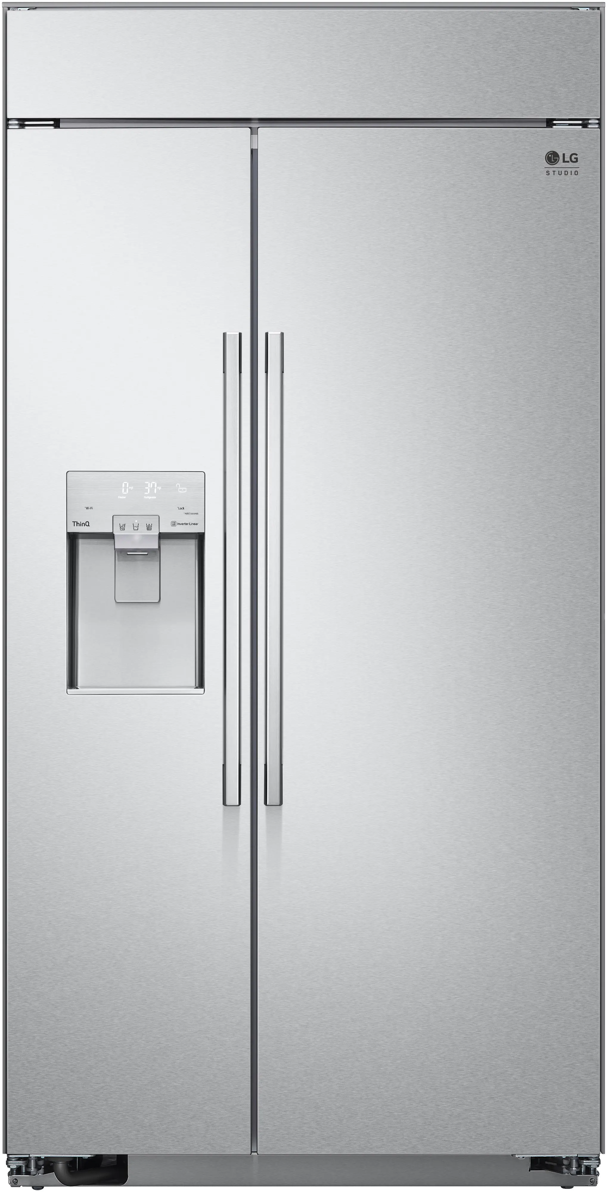 SRSXB2622S LG Studio Built In Side by Side Refrigerator - Stainless Steel-2