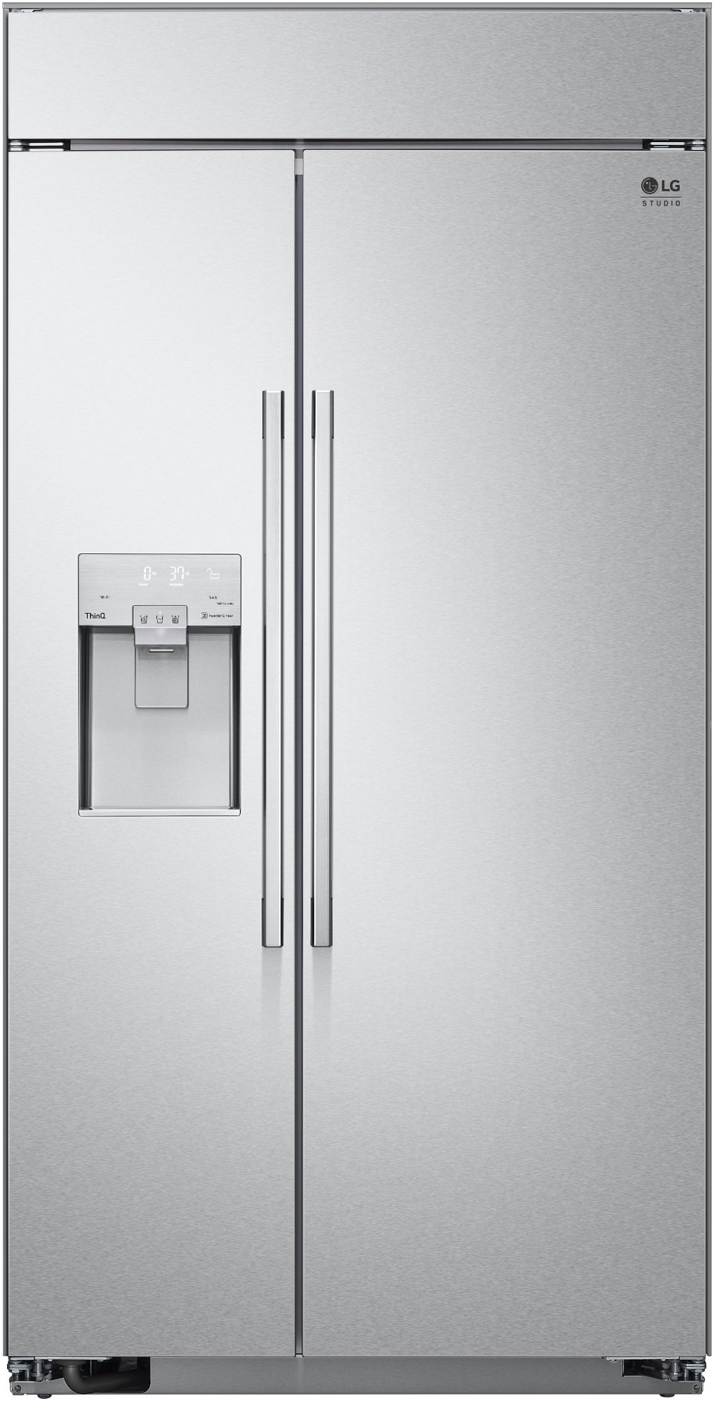 LG Studio Built In Side by Side Refrigerator - Stainless Steel