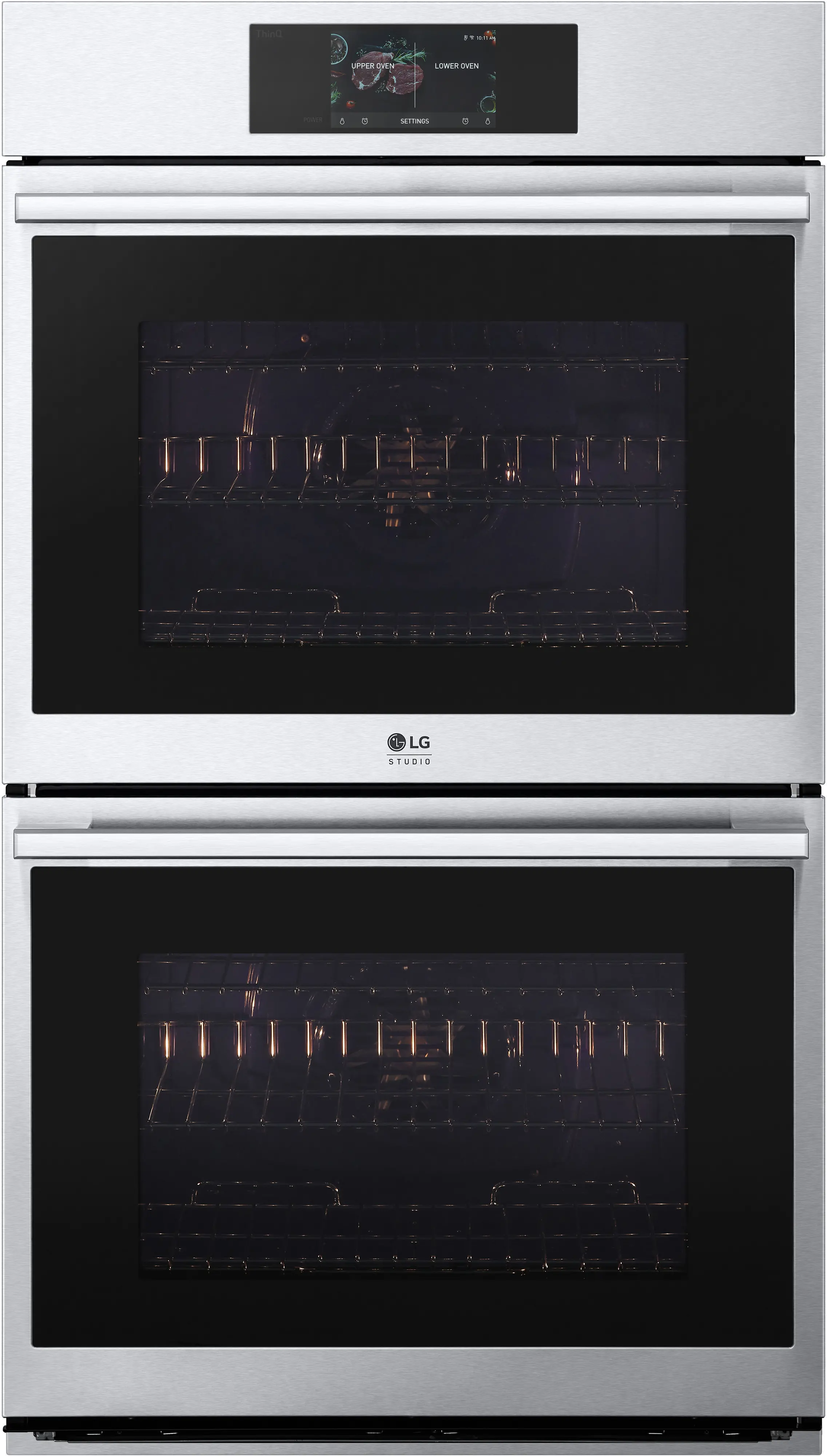WDES9428F LG Studio 9.4 cu ft Double Wall Oven - Stainless Steel 30 Inch-1
