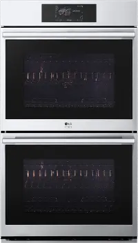 WDES9428F LG Studio 9.4 cu ft Double Wall Oven - Stainless Steel 30 Inch