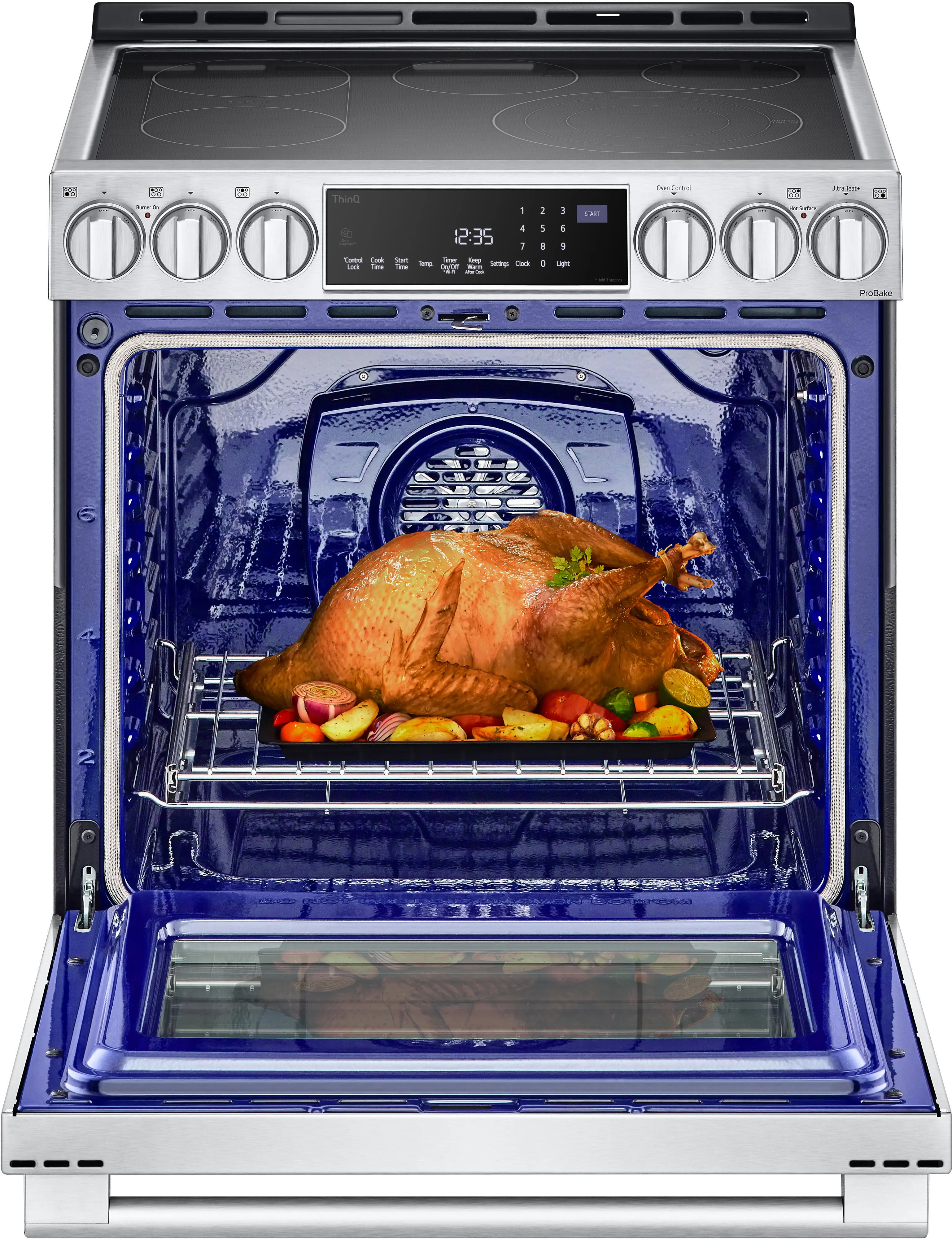 LSES6338F LG Studio 6.3 cu ft Electric Range - Stainless Steel-3