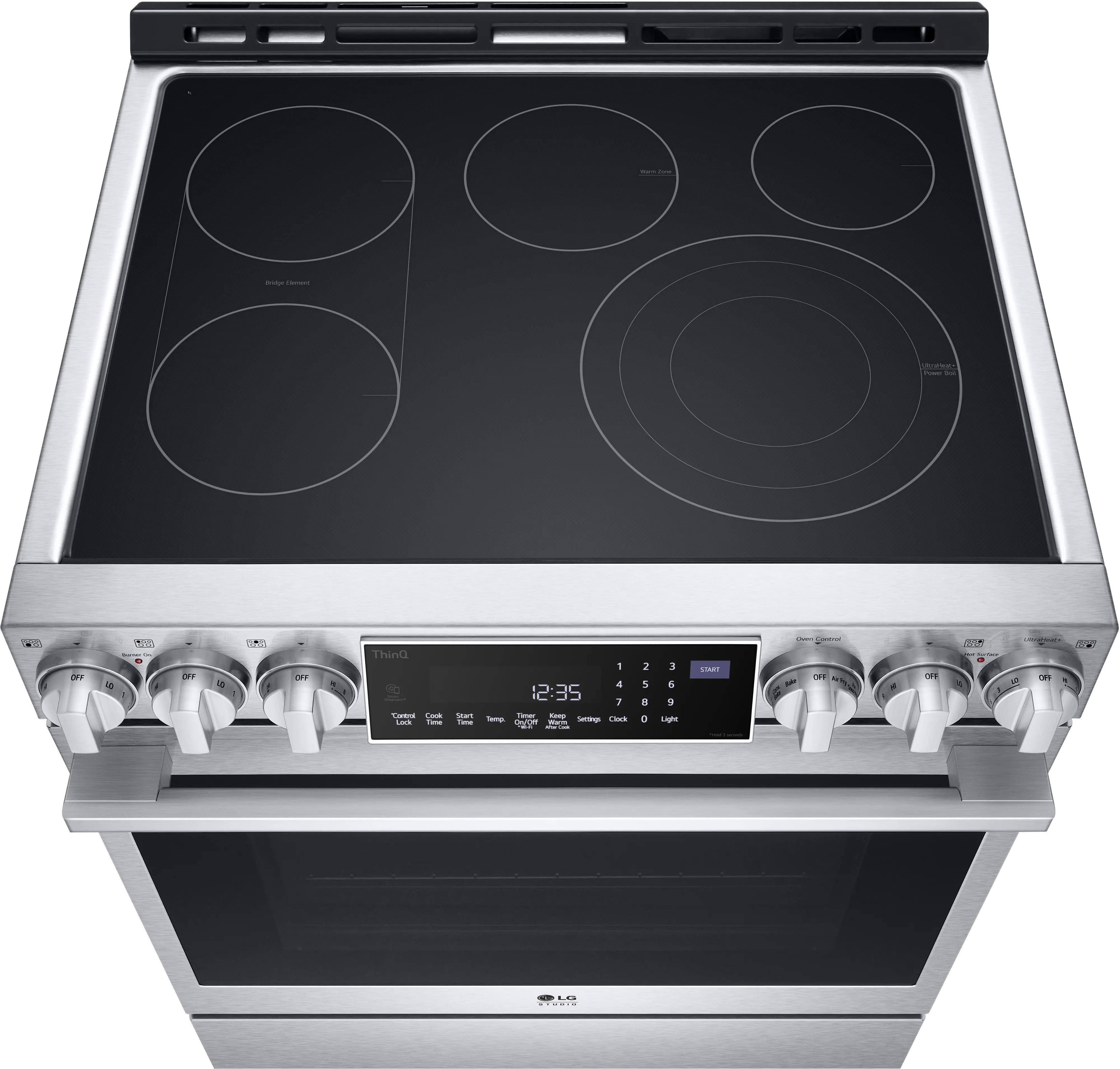 LSES6338F LG Studio 6.3 cu ft Electric Range - Stainless Steel-4