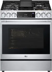 LSGS6338F LG Studio 6.3 cu ft Gas Range - Stainless Steel