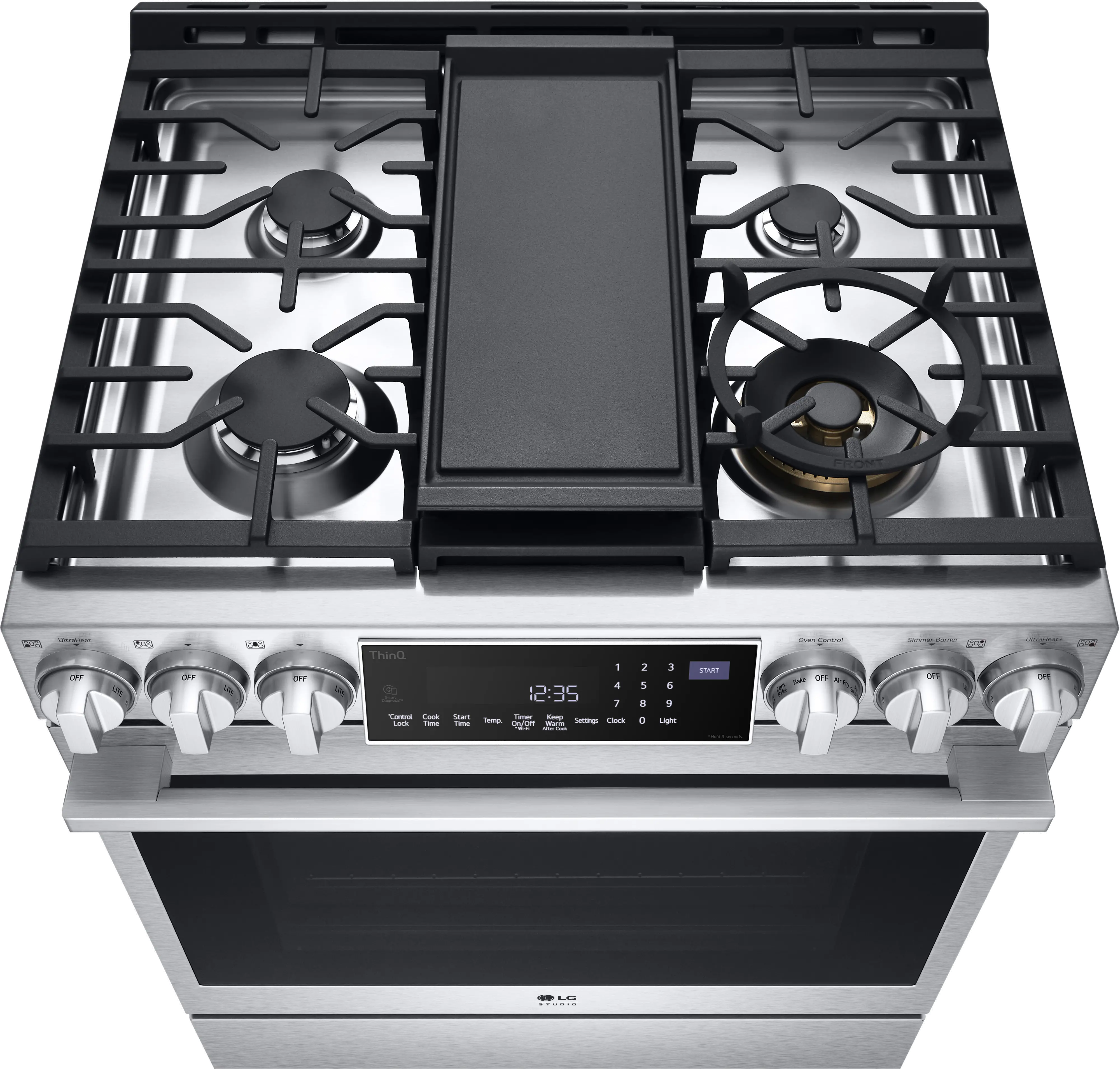 LSGS6338F LG Studio 6.3 cu ft Gas Range - Stainless Steel-2