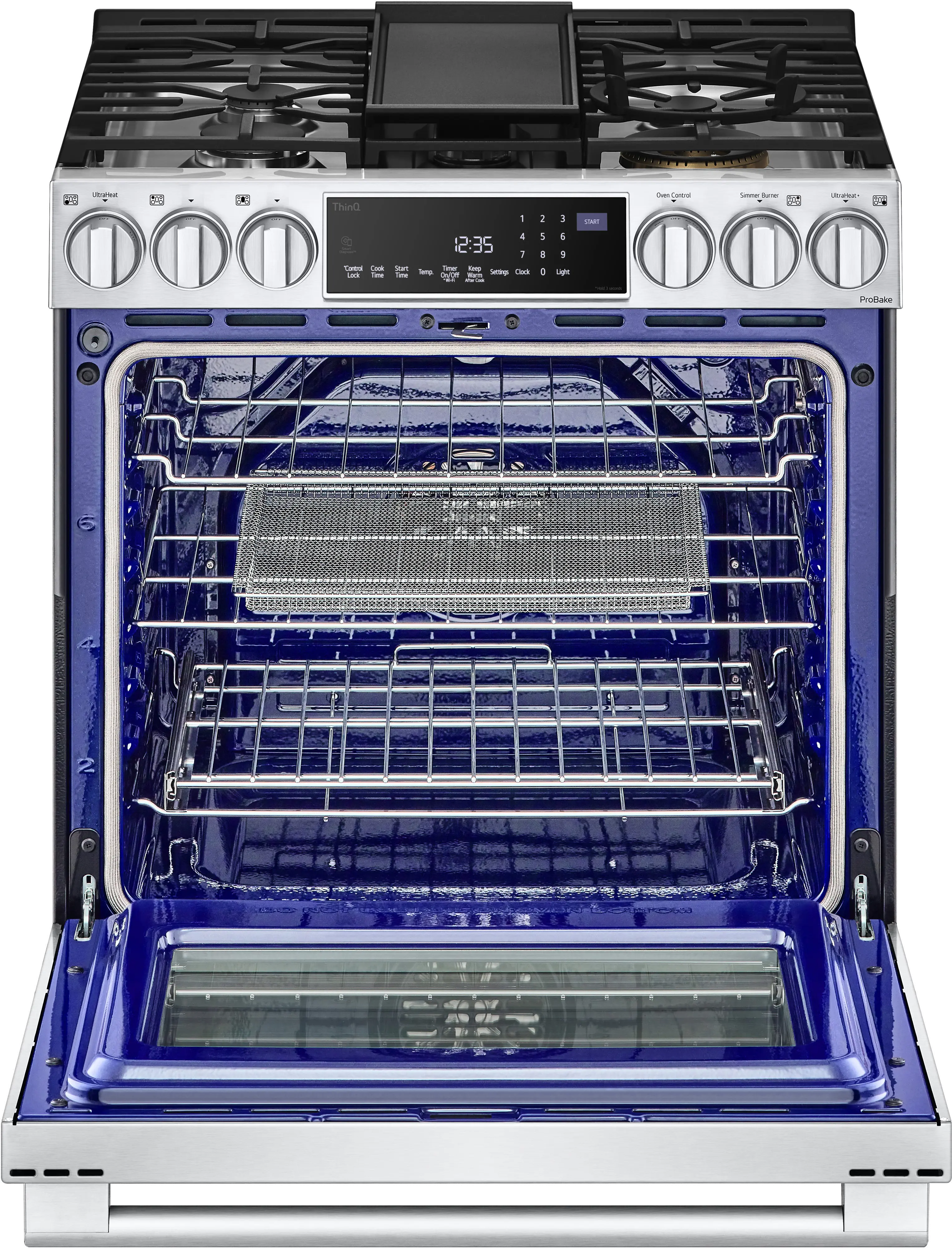 LSGS6338F LG Studio 6.3 cu ft Gas Range - Stainless Steel-4