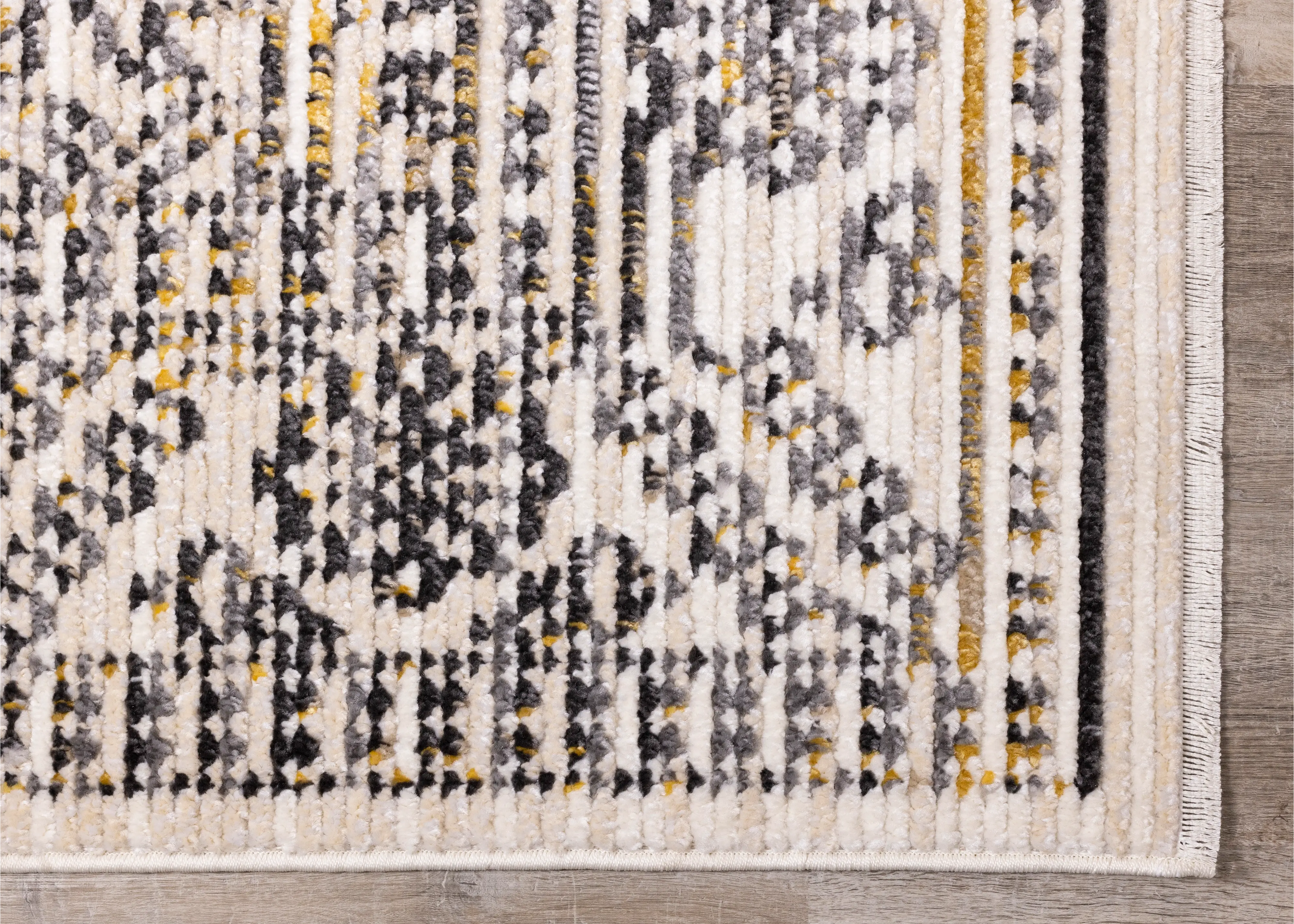 Calabar 5 x 8 Cream Gray Area Rug-4
