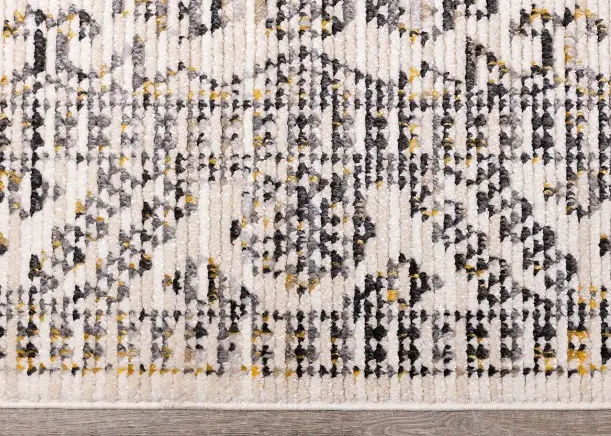 Calabar 5 x 8 Cream Gray Area Rug-7