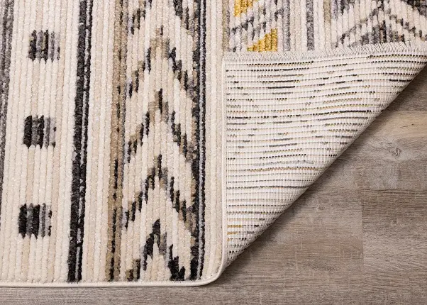 Calabar 8 x 10 Yellow Gray Area Rug-6