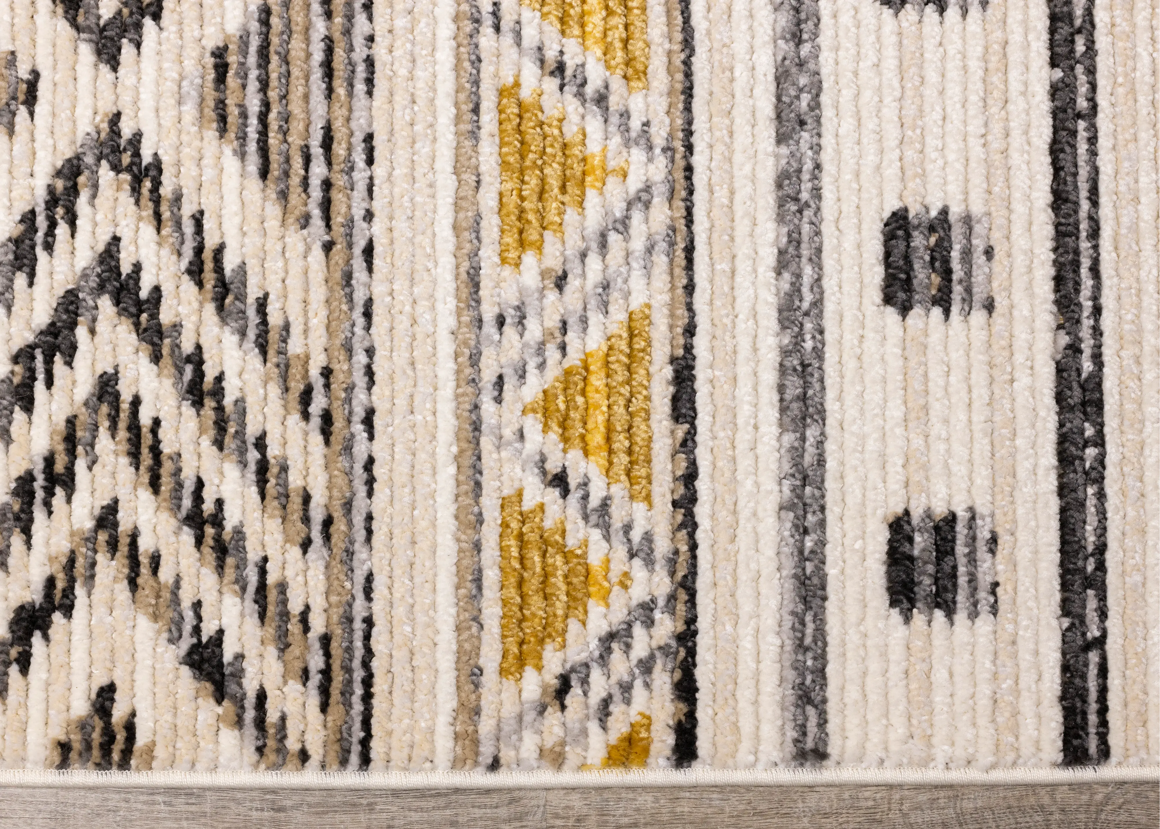 Calabar 8 x 10 Yellow Gray Area Rug-8