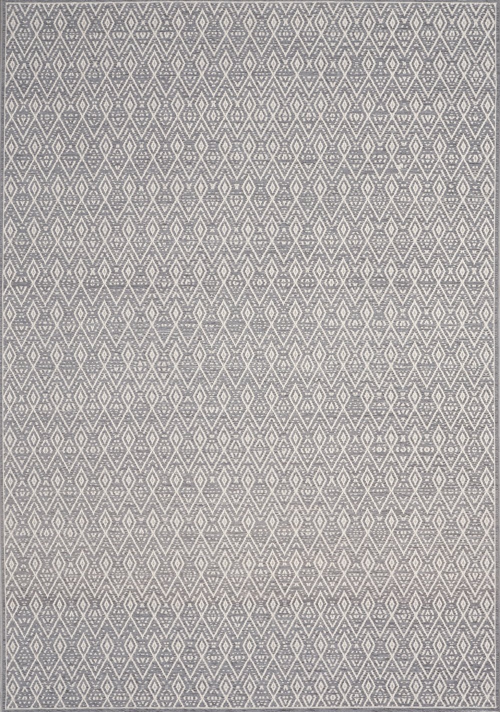 Vista 5 x 8 Diamond Gray Cream Area Rug