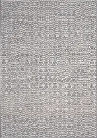 Vista 8 x 11 Diamond Gray Cream Area Rug