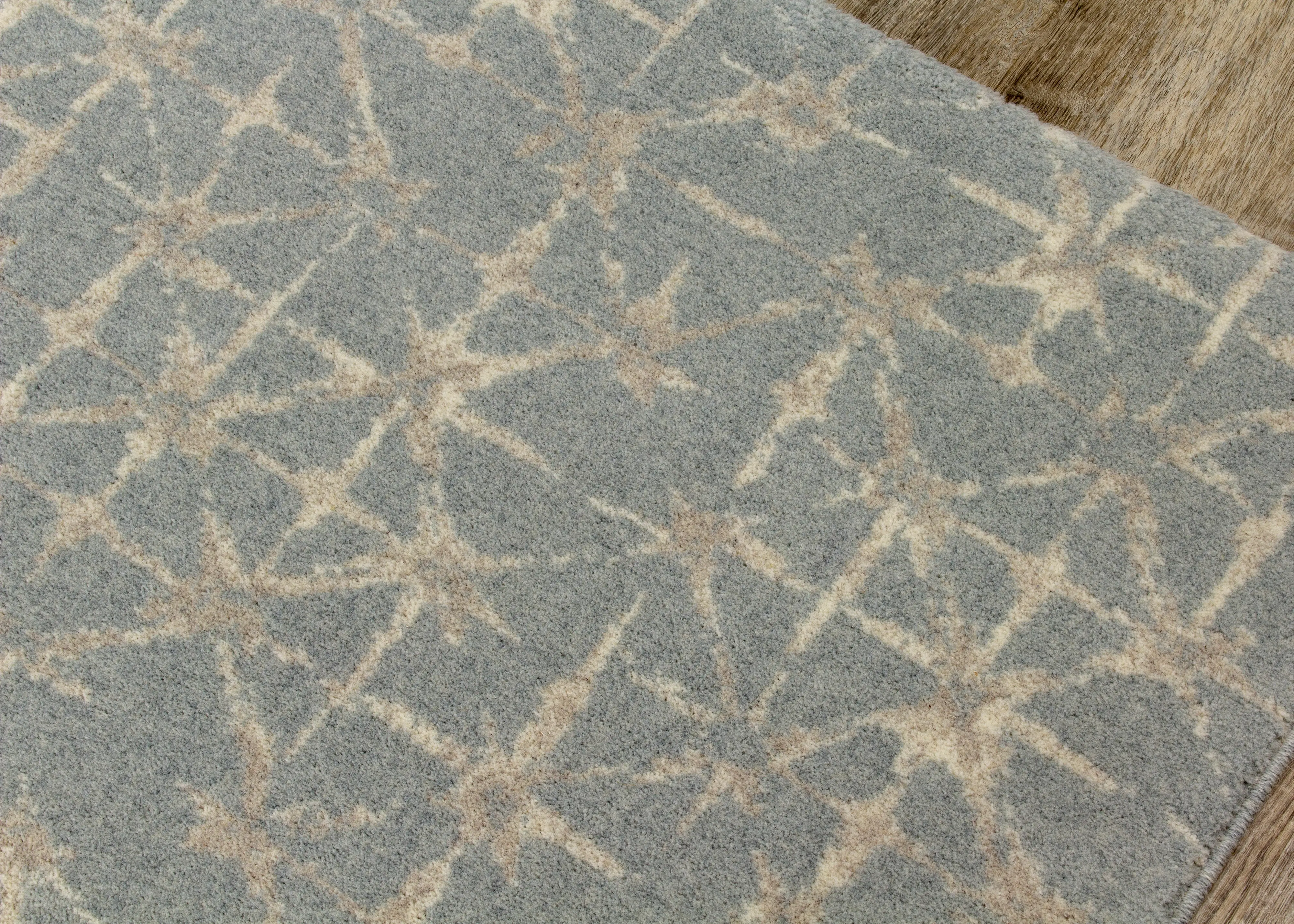 Nordic 5 x 8 Blue Tessellations Area Rug-4