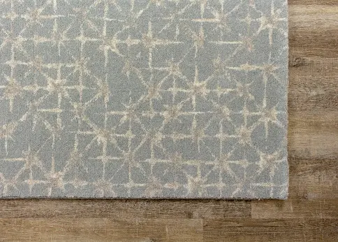 Nordic 5 x 8 Blue Tessellations Area Rug-5