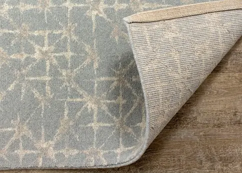 Nordic 5 x 8 Blue Tessellations Area Rug-6