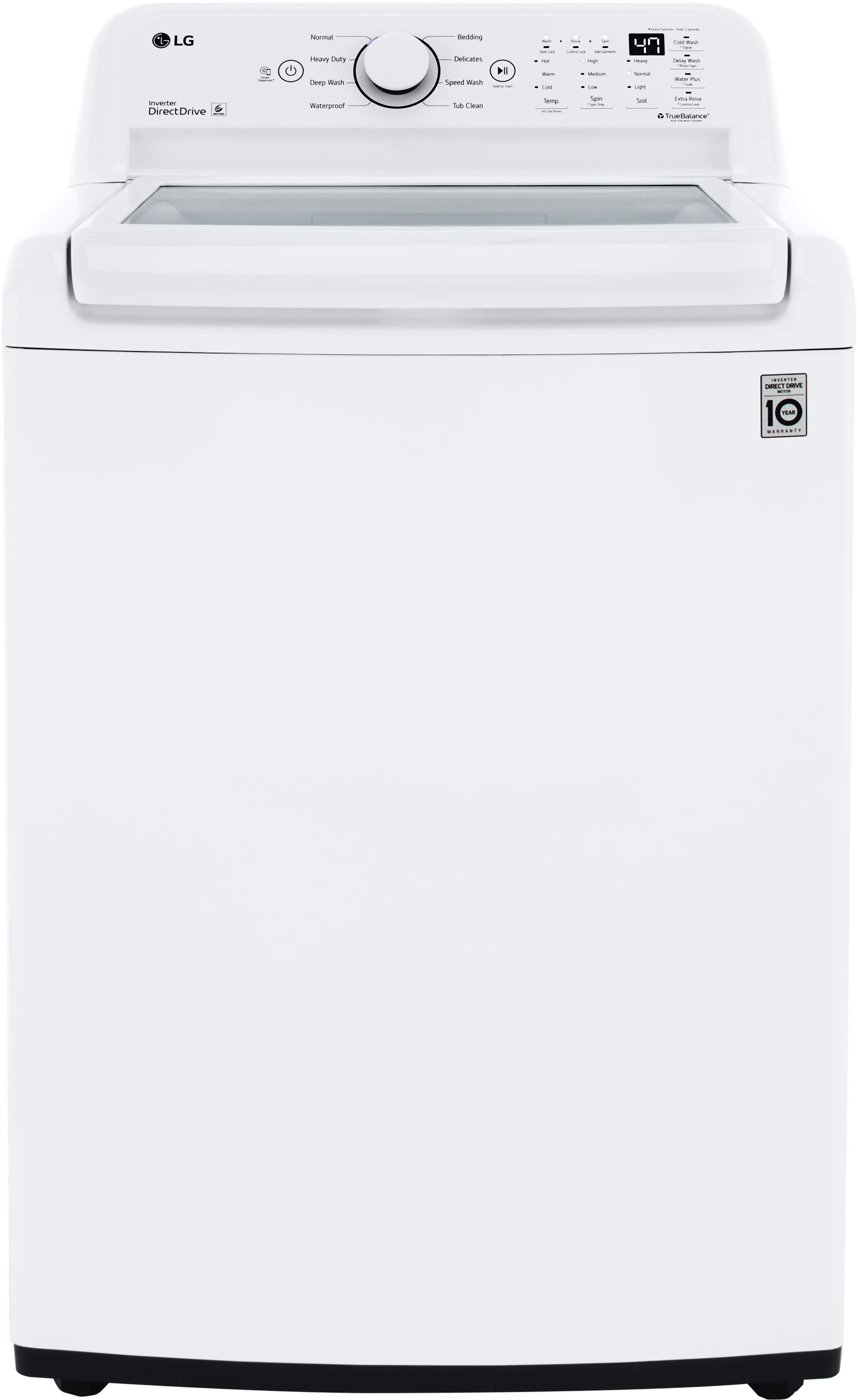 WT7000CW LG Washer with Impeller - White, T7000-1
