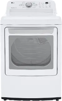 DLE7150W LG Rear Control Electric Dryer - White