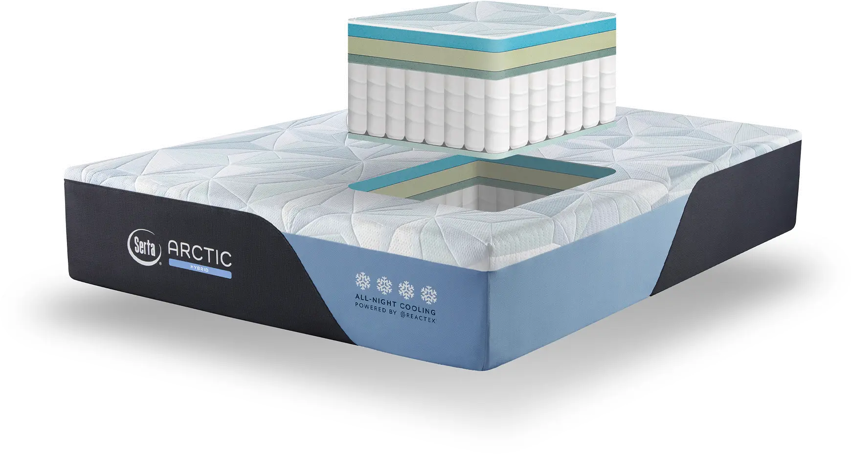 433368-3050 Serta Arctic Premier Hybrid Medium Queen Mattress-4