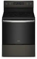 WFE550S0LV Whirlpool 5.3 cu ft Electric Range - Black Stainless Steel