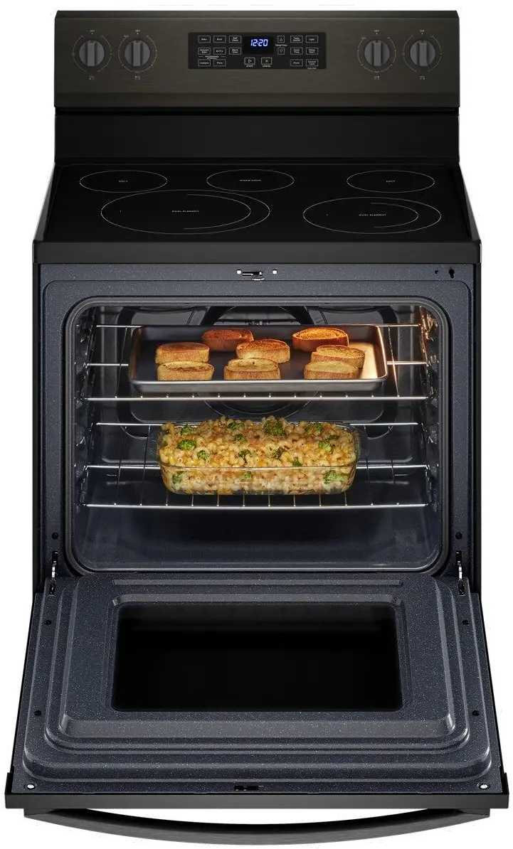 WFE550S0LV Whirlpool 5.3 cu ft Electric Range - Black Stainless Steel-3