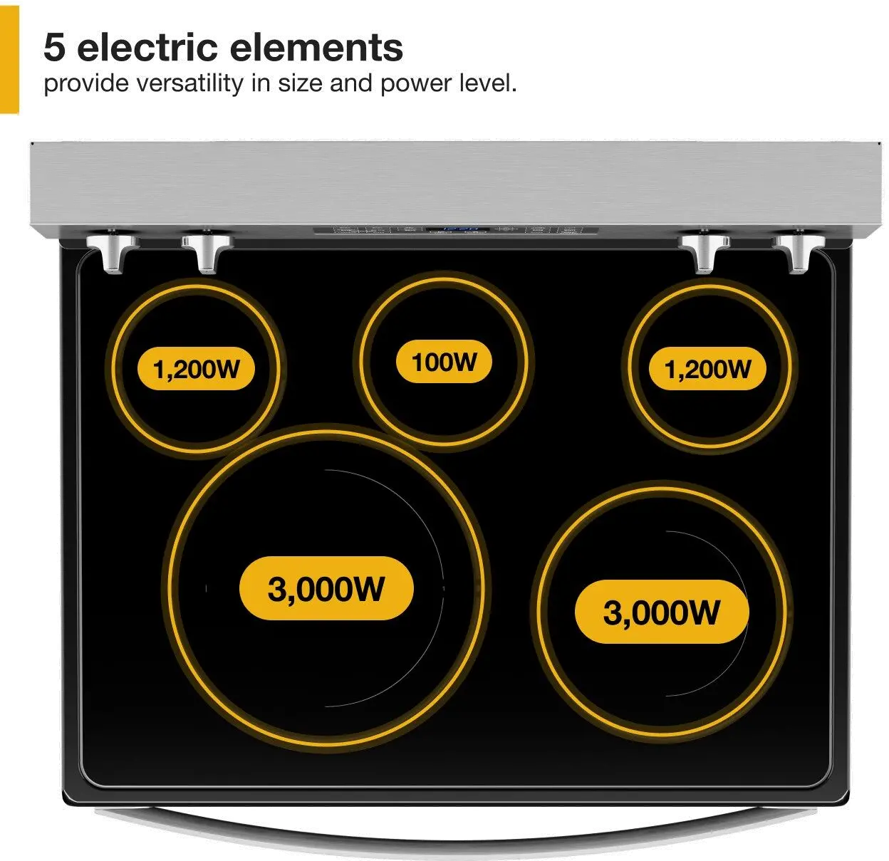 WFE550S0LV Whirlpool 5.3 cu ft Electric Range - Black Stainless Steel-9