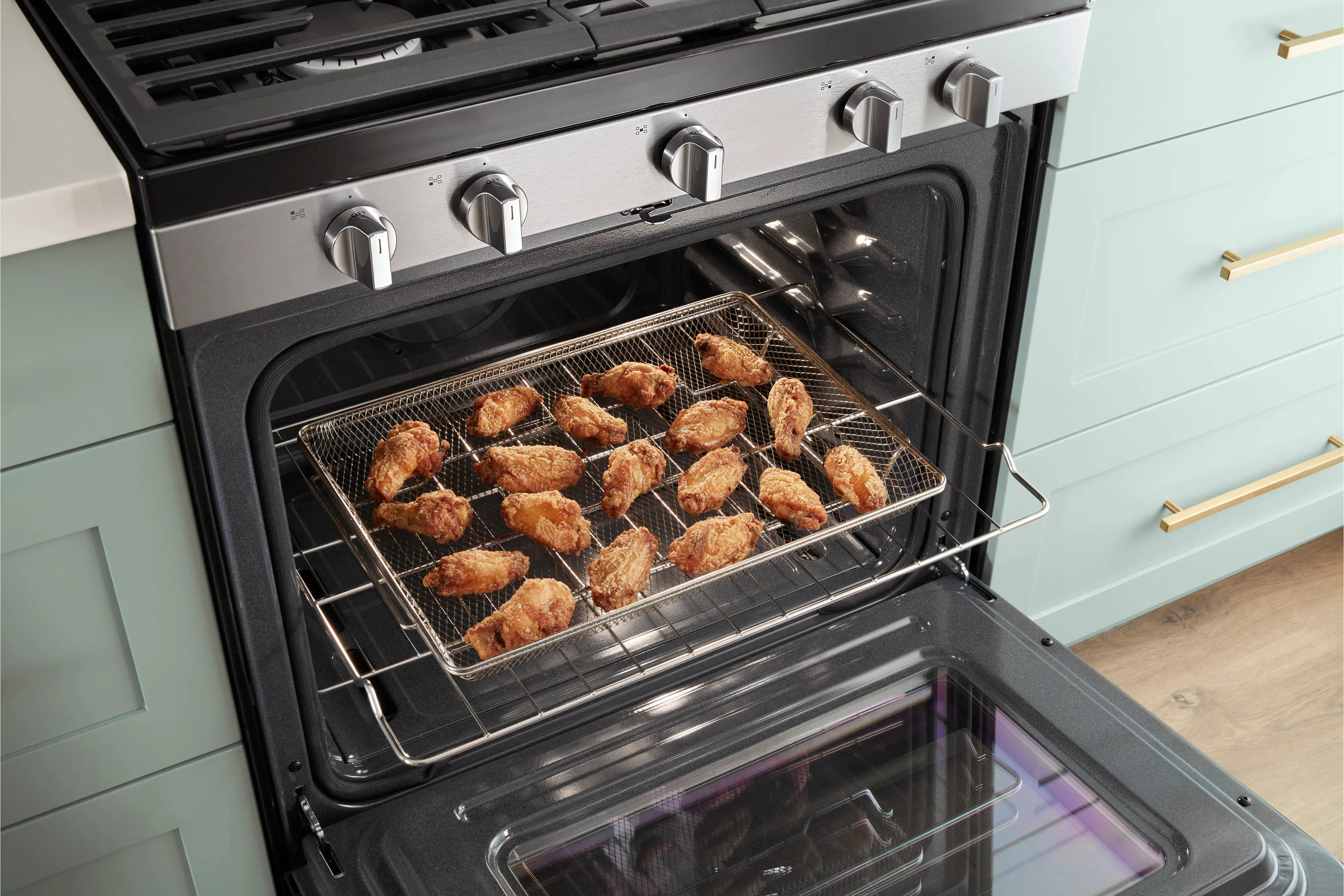 WFG550S0LB Whirlpool 5 cu ft Gas Range - Black-4