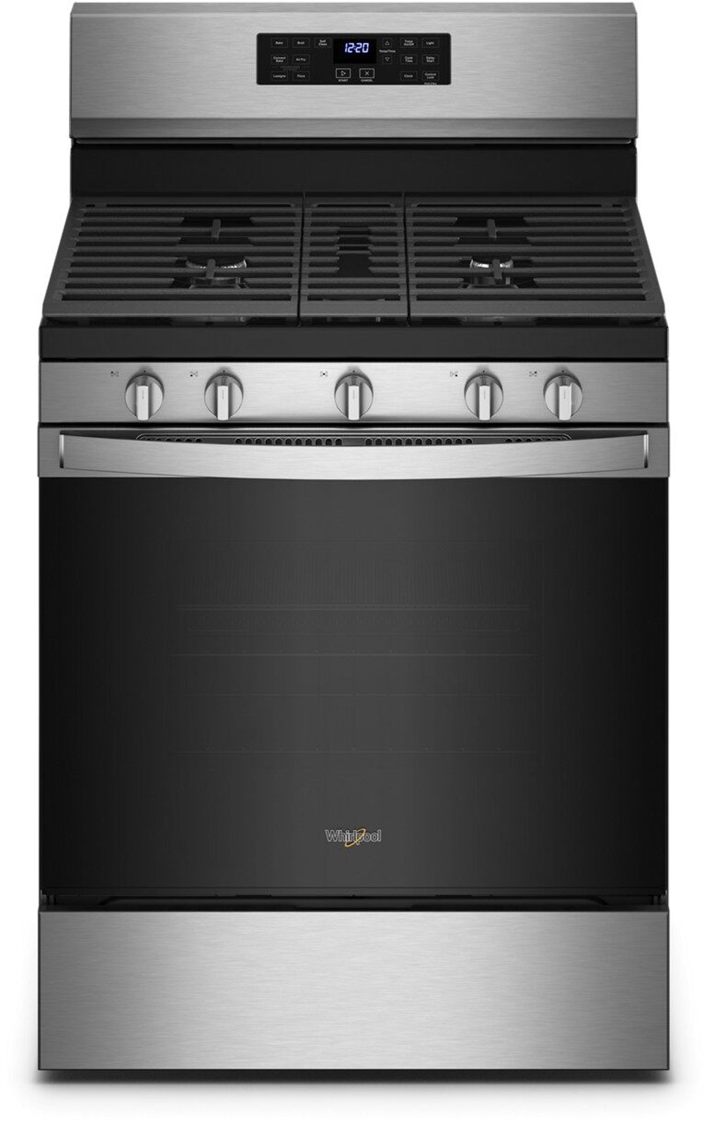 Whirlpool 5 cu ft Gas Range - Stainless Steel