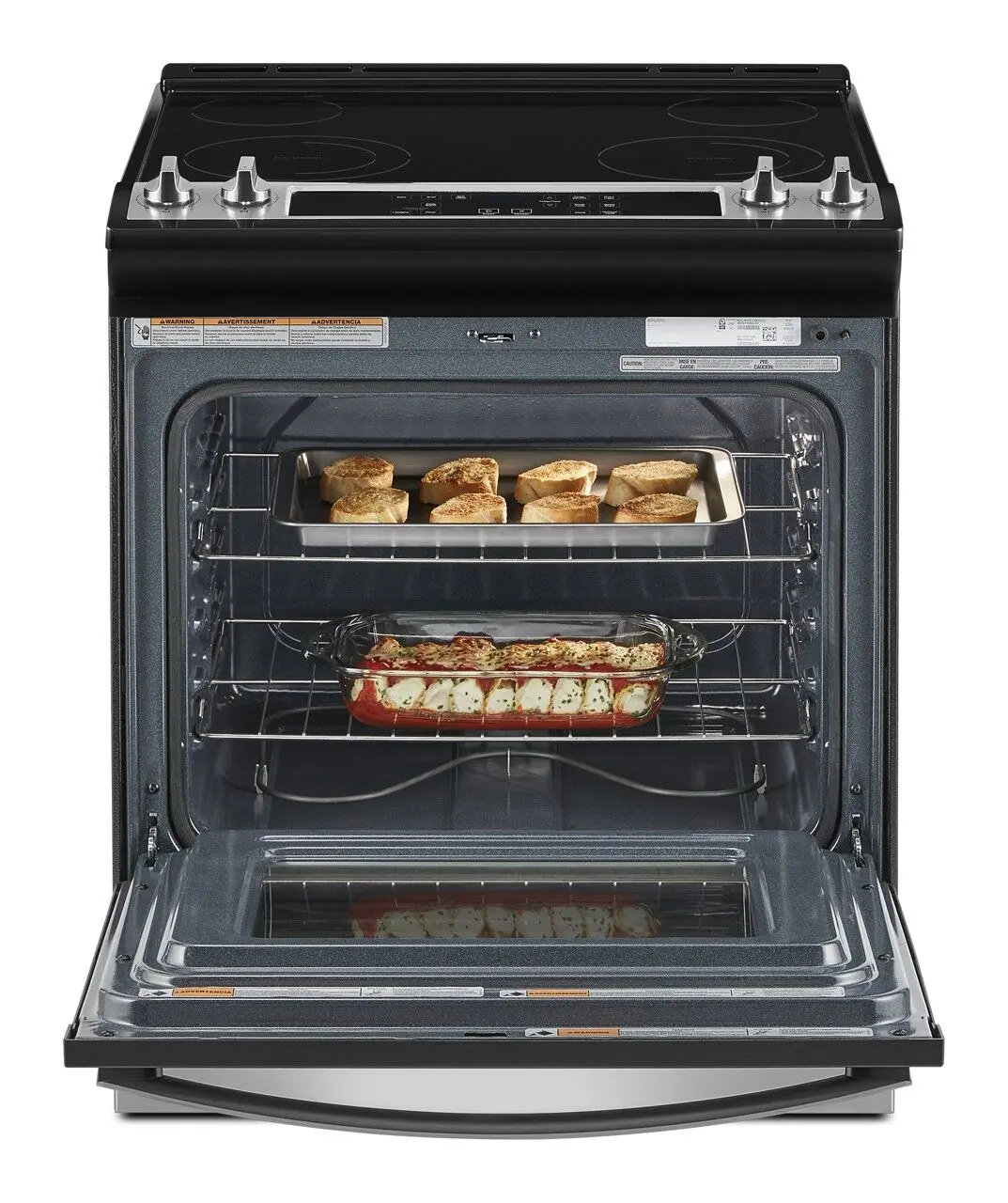 WEE515S0LS Whirlpool 4.8 cu ft Electric Range - Stainless Steel-4