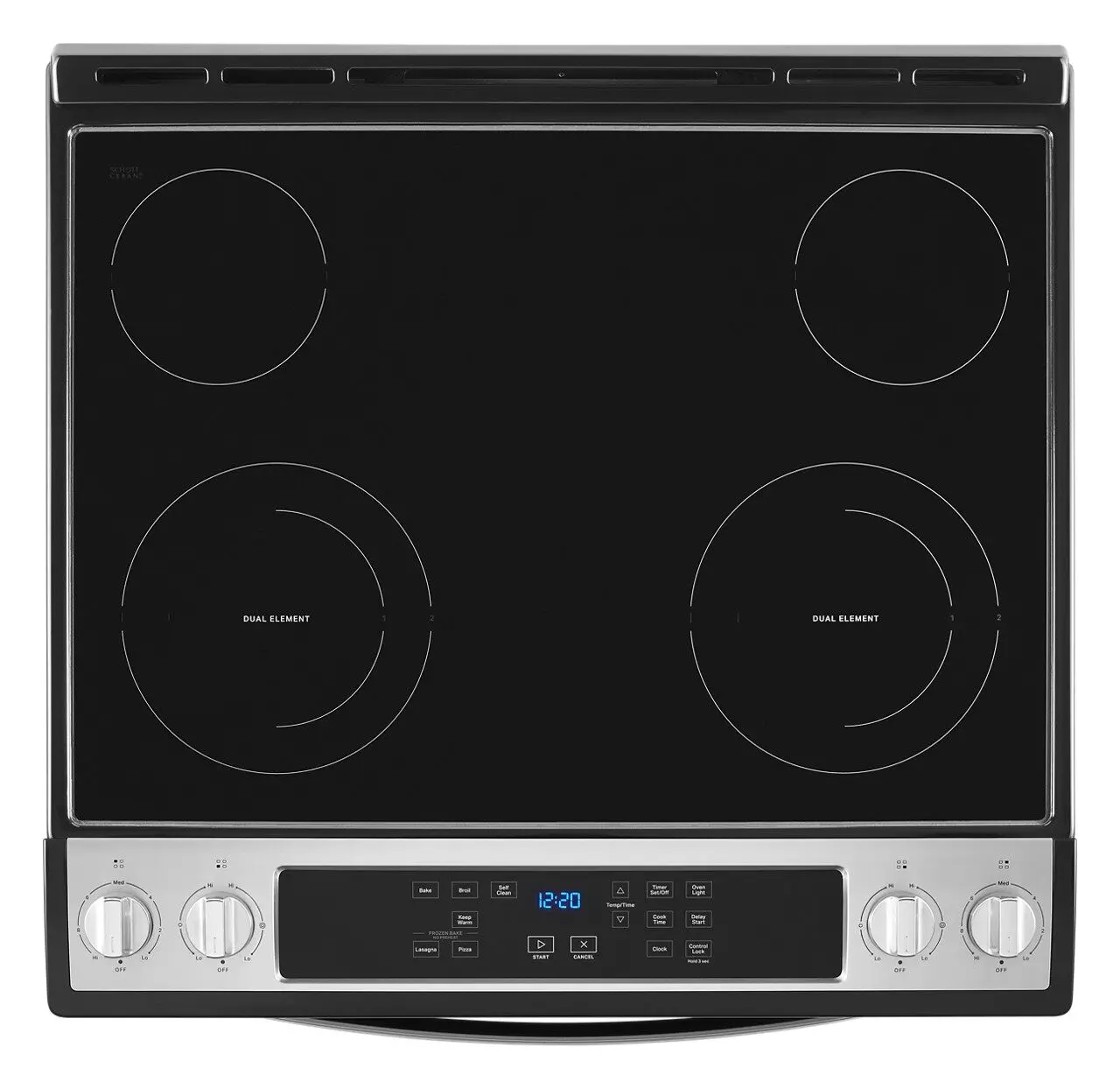 WEE515S0LS Whirlpool 4.8 cu ft Electric Range - Stainless Steel-5