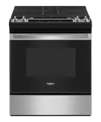 WEG515S0LS Whirlpool 5 cu ft Gas Range - Stainless Steel