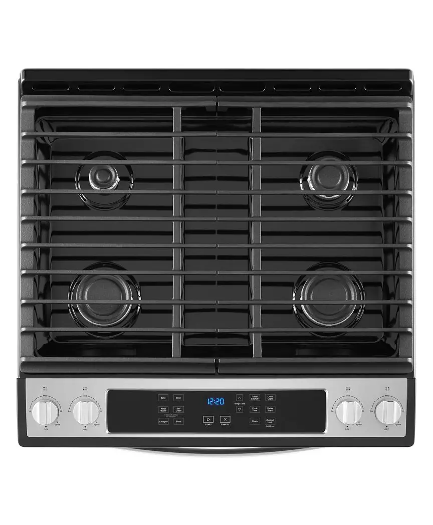WEG515S0LS Whirlpool 5 cu ft Gas Range - Stainless Steel-3