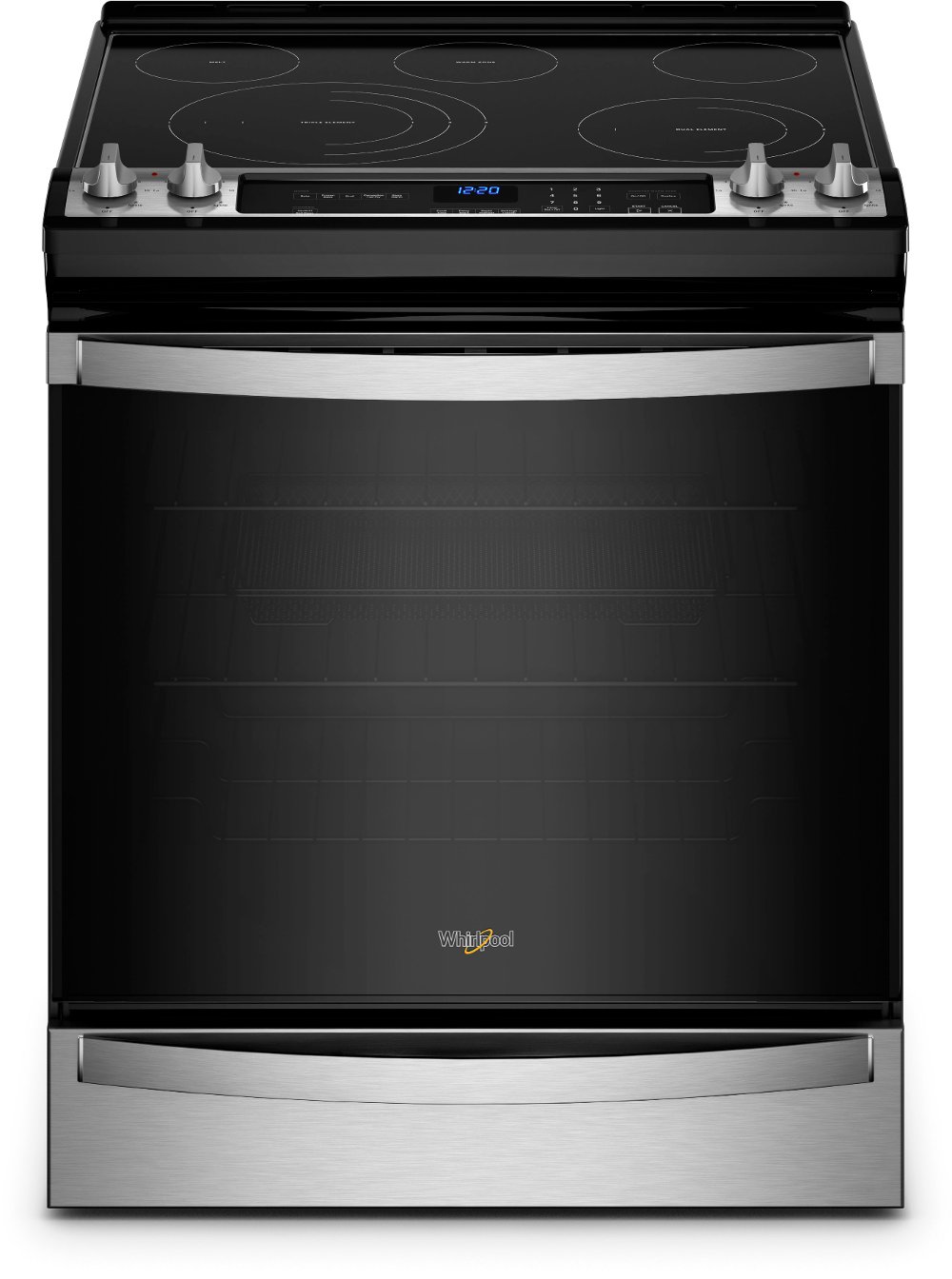 Whirlpool 6.4 cu ft Electric Range - Stainless Steel.