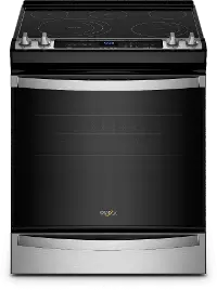 WEE745H0LZ Whirlpool 6.4 cu ft Electric Range - Stainless Steel.