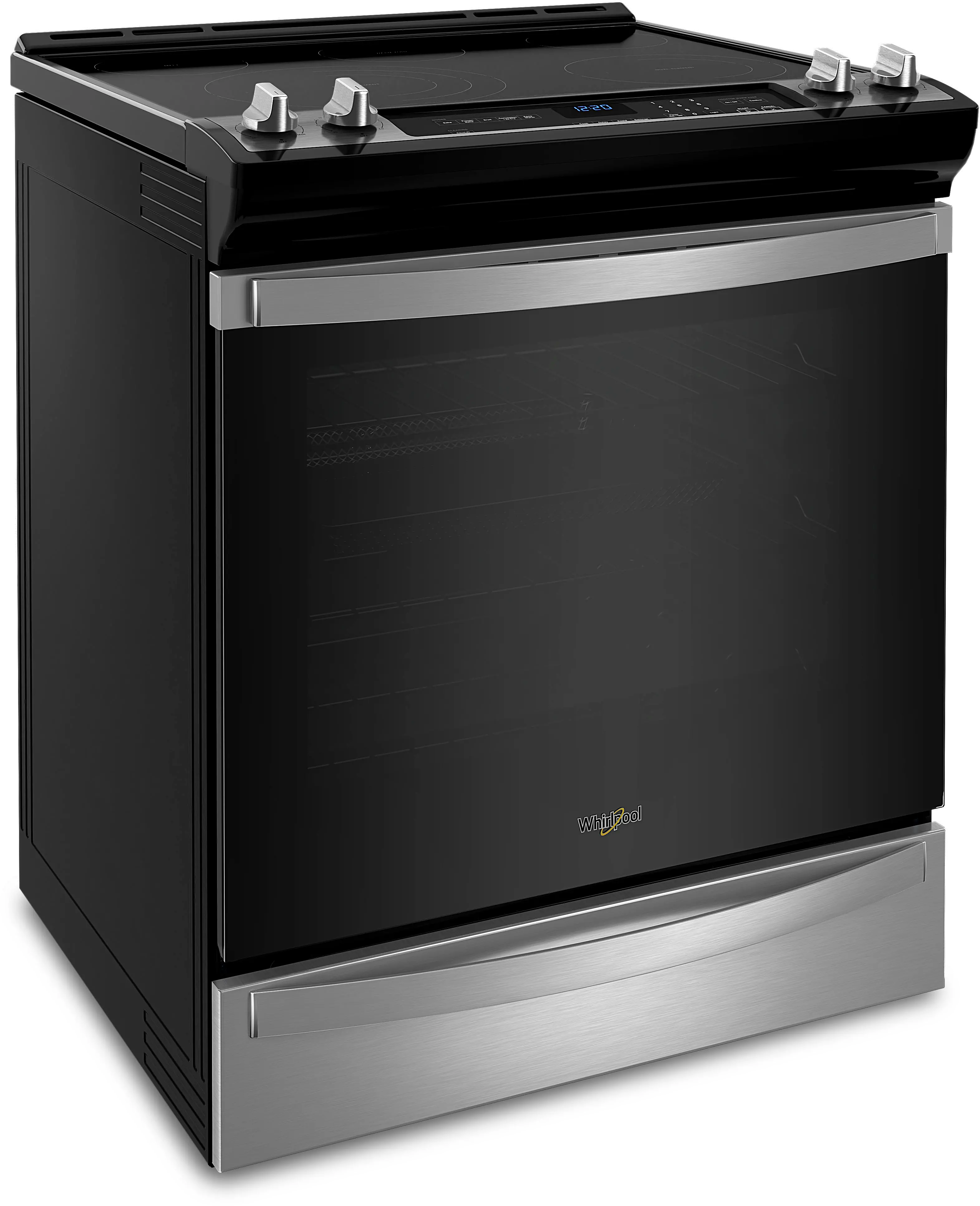 WEE745H0LZ Whirlpool 6.4 cu ft Electric Range - Stainless Steel.-3