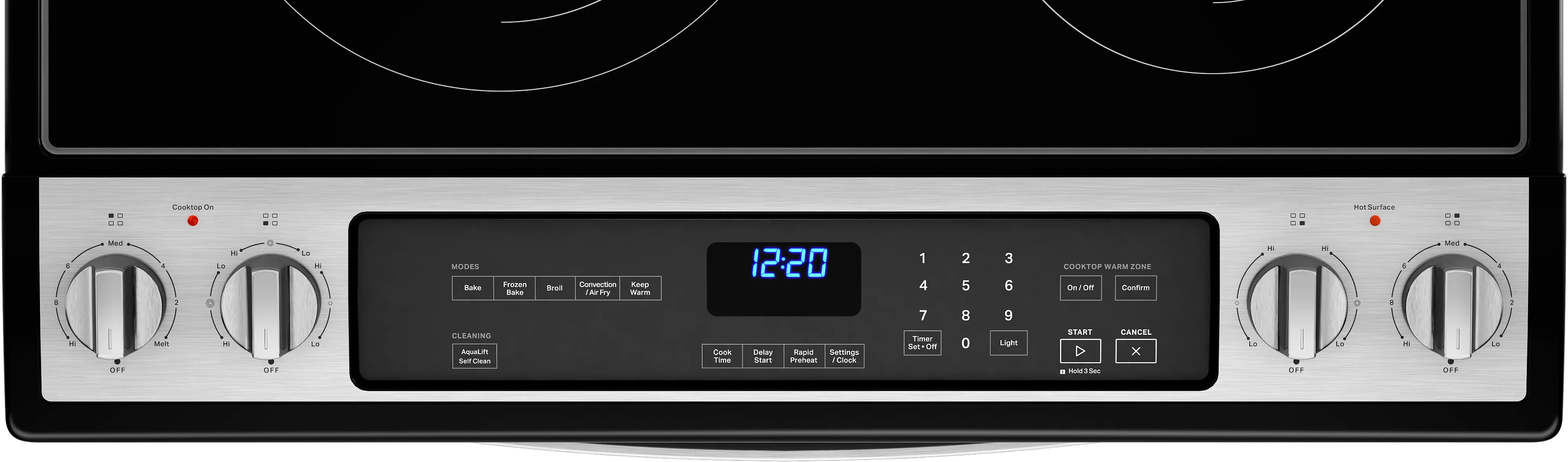 WEE745H0LZ Whirlpool 6.4 cu ft Electric Range - Stainless Steel.-5