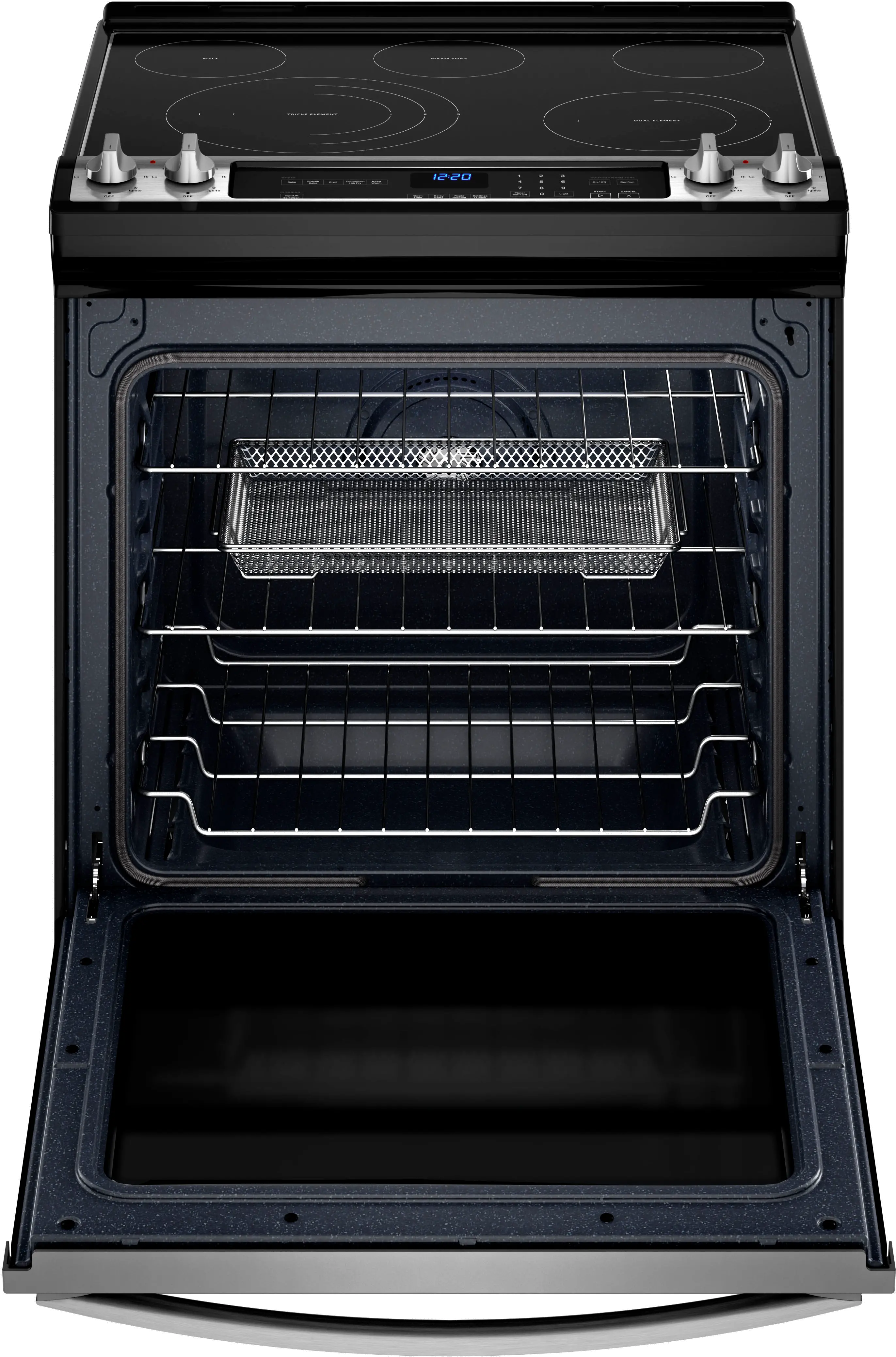 WEE745H0LZ Whirlpool 6.4 cu ft Electric Range - Stainless Steel.-6
