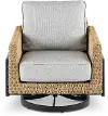 Jovi Swivel Gray Patio Lounge Chair