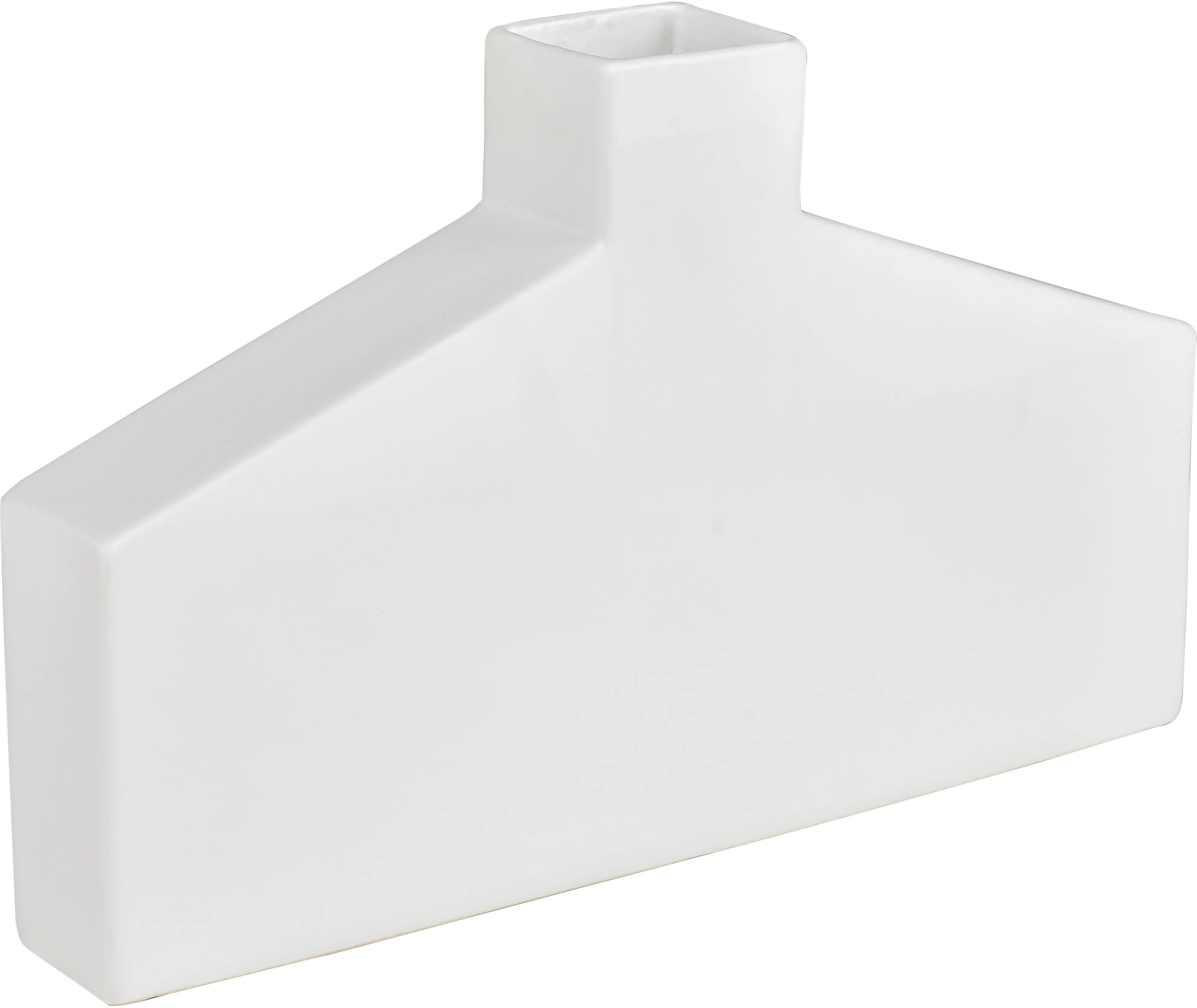 Drue White Short Vase-1