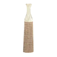 Rollins Medium Marbled Brown Vase