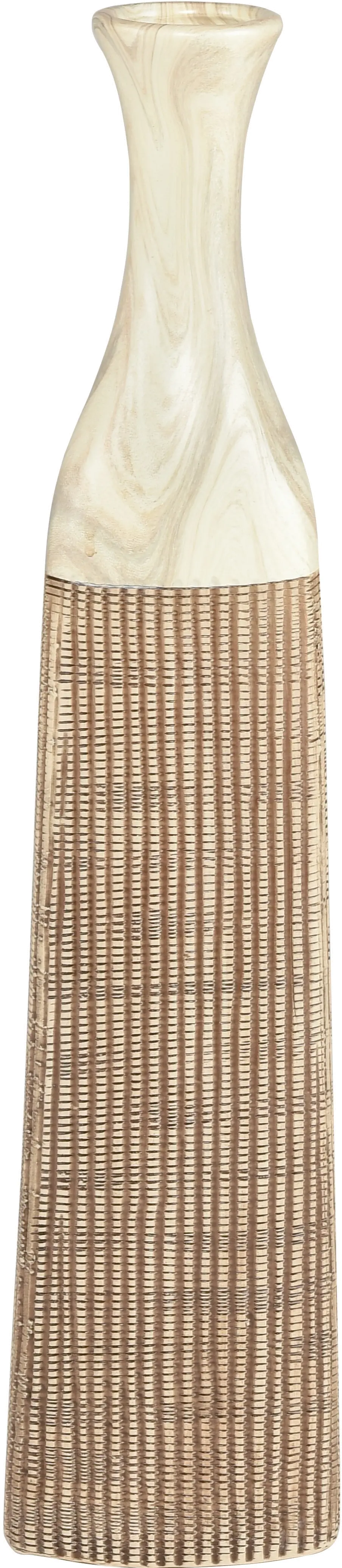 Rollins Medium Marbled Brown Vase-2