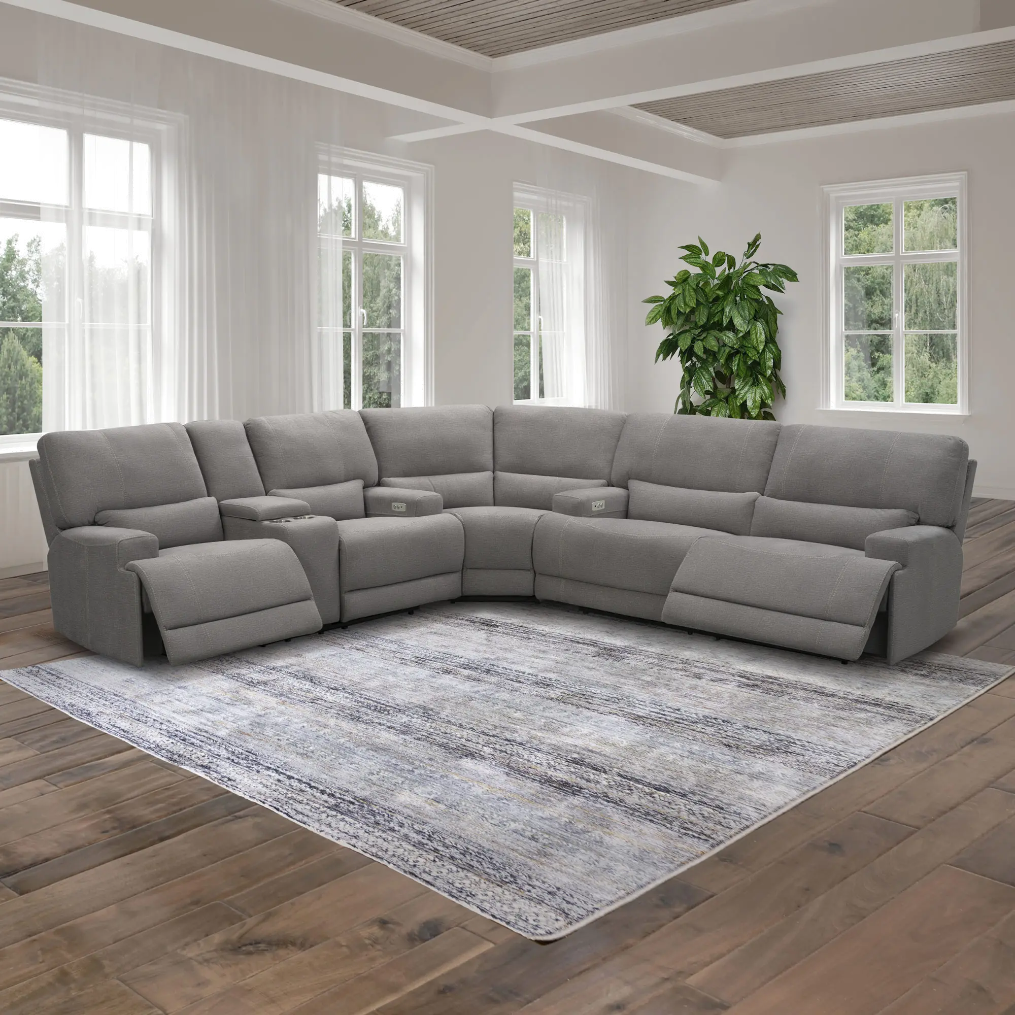 Waylon 3-Piece Power Reclining Sectional-2