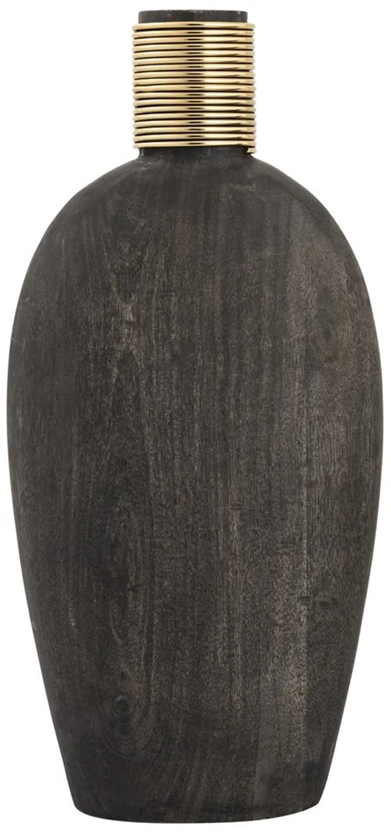 Barone Medium Ebony Mango Vase