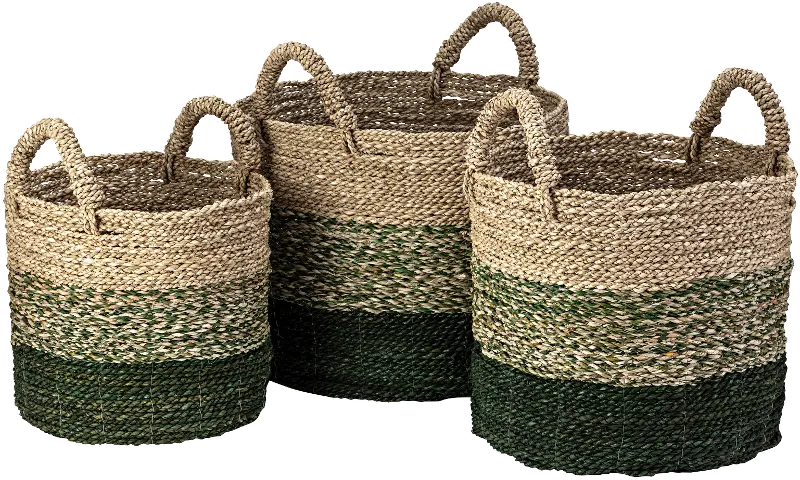 Maton Large Green Seagrass Basket