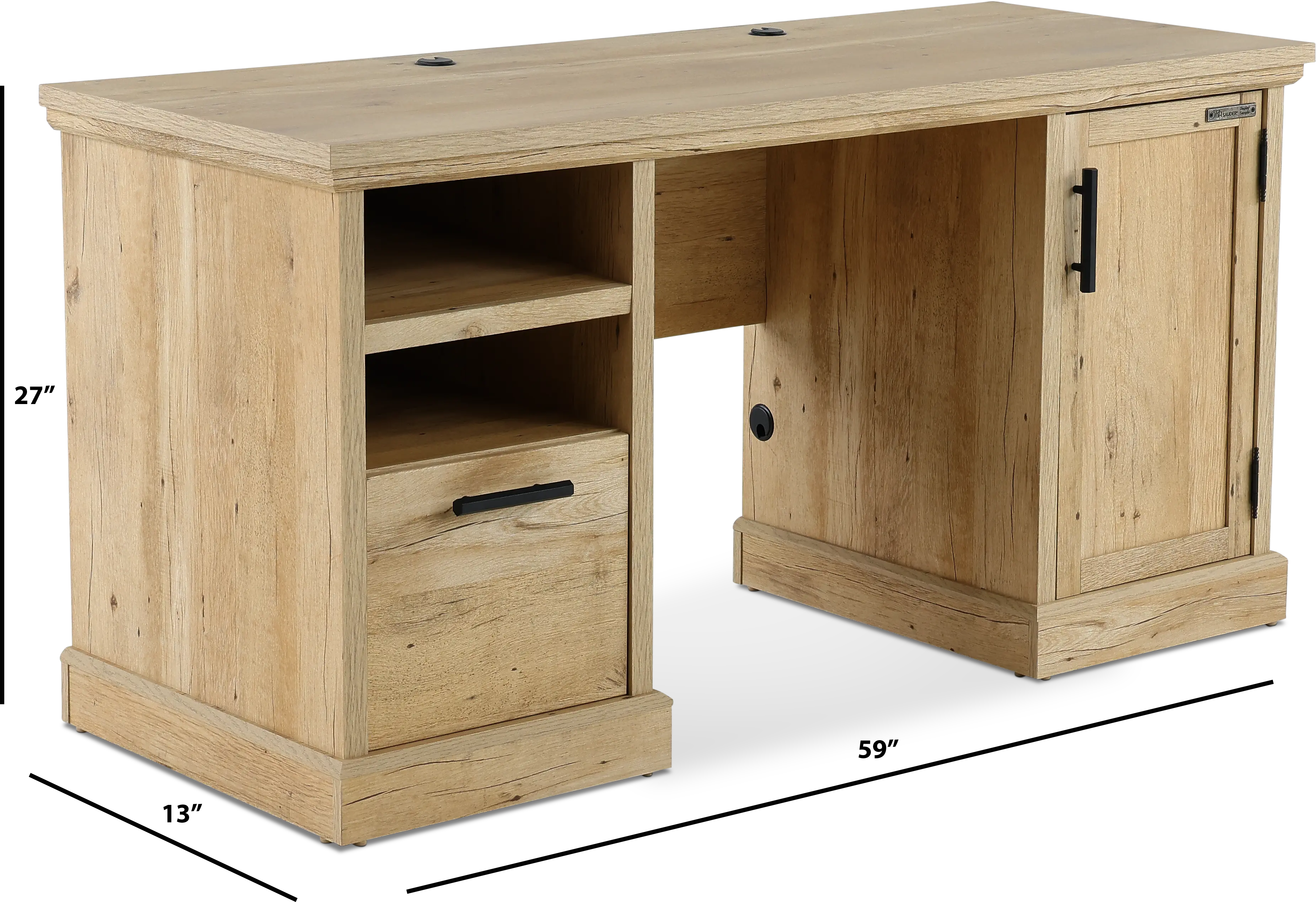 Aspen Post Prime Oak Computer Desk-3