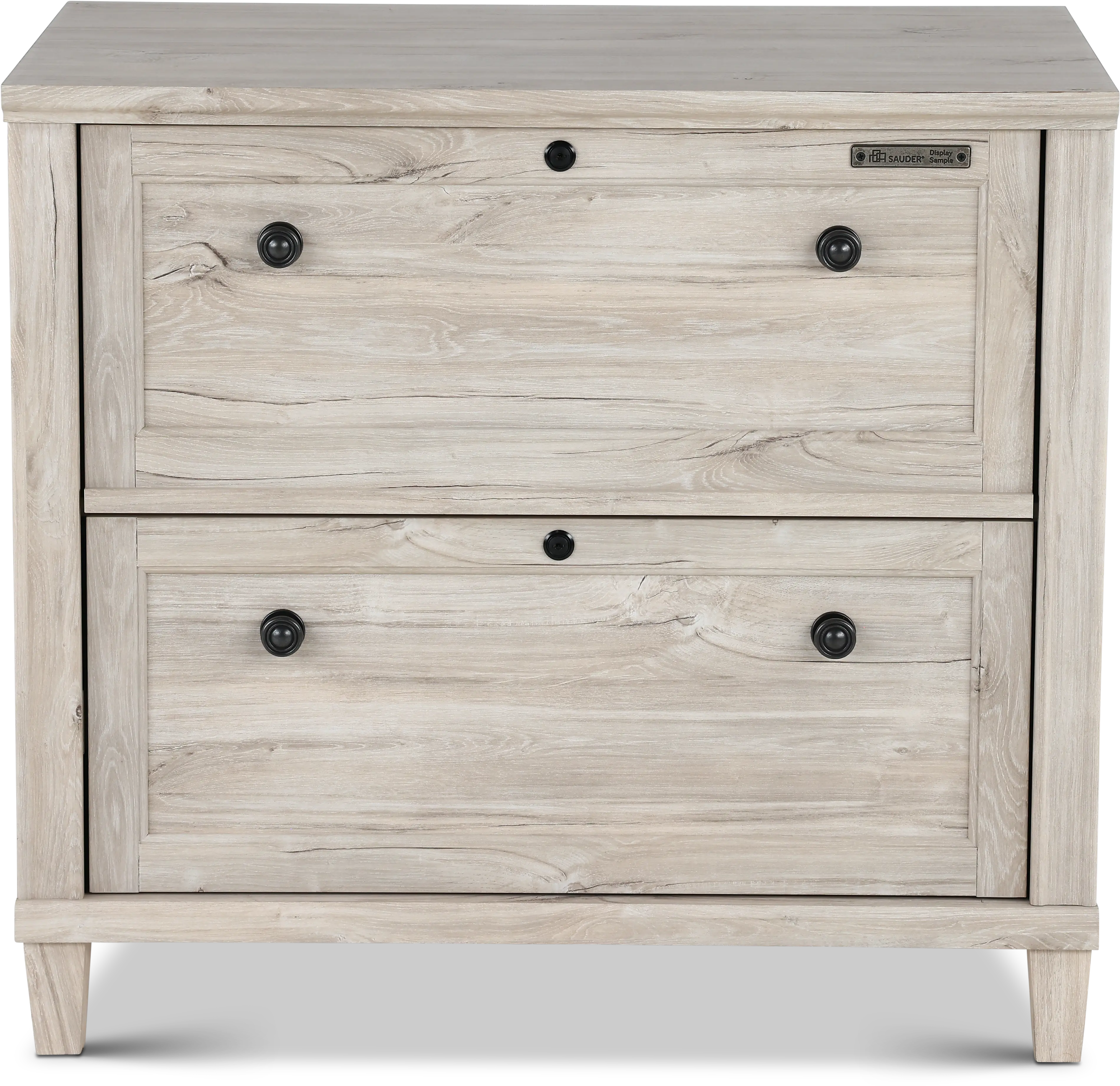 Hammond Chalk Oak Lateral File Cabinet-1